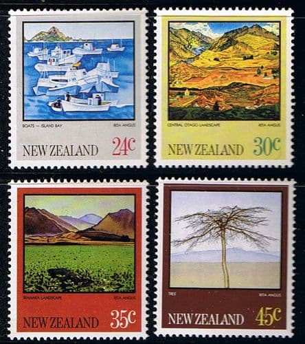 New Zealand 1983 Rita Angus Paintings Set Fine Mint