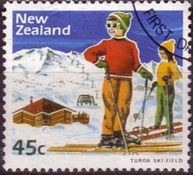 New Zealand 1984 Ski-slope Scenery SG 1338 Fine Used