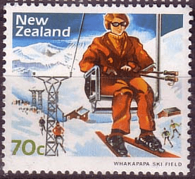 New Zealand 1984 Ski-slope Scenery SG 1339 Fine Mint