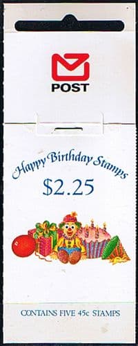 New Zealand 1991 SB 56 Happy Birthday Fine Mint