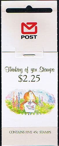 New Zealand 1991 SB 58 Thinking of You Booklet Fine Mint