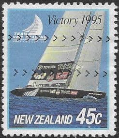 New Zealand 1995 America's Cup Victory Sg 1883 Fine Used
