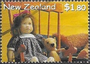 New Zealand 2000 Children's Health. Teddy Bears and Dolls SG 2365 Fine Used