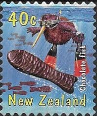 New Zealand 2000 New Zealand Life (2nd series). Each including a cartoon Kiwi SG 2321 Fine Used