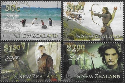 New Zealand 2008 Chronicles of Narnia Set Fine Mint