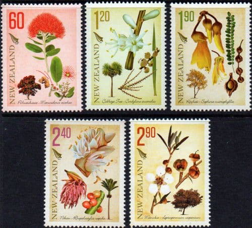 New Zealand 2012 Native Trees Set Fine Mint