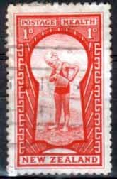 New Zealand Health 1935 Keyhole Fine Used