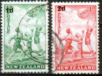 New Zealand Health 1939 Beachball Set Fine Used