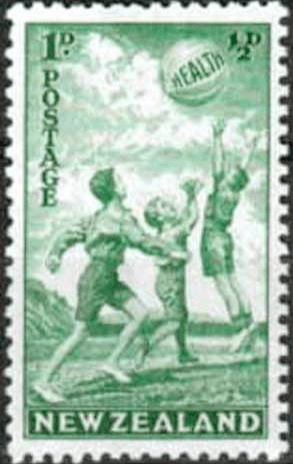 New Zealand Health 1940 Beachball SG 626 Fine Mint