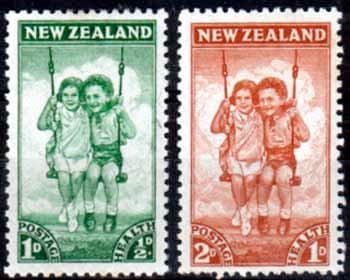New Zealand Health 1942 Children Set Fine Mint