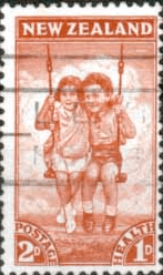 New Zealand Health 1942 Children SG 635 Fine Used