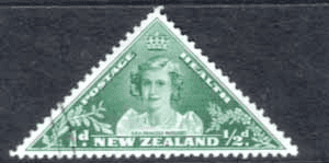 New Zealand Health 1943 Princess Elizabeth SG 636 Fine Used