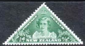 New Zealand Health 1943 Princess Elizabeth SG 637 Fine Used