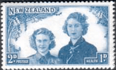 New Zealand Health 1944 Princesses SG 664 Fine Mint