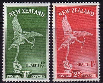 New Zealand Health 1947 Eros Set Fine Mint