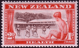 New Zealand Health 1948 Holiday Camp SG 697 Fine Mint