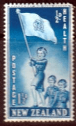 New Zealand Health 1953 Scouts and Guides SG 719 Fine Mint