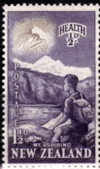 New Zealand Health 1954 Young Climber SG 737 Fine Mint