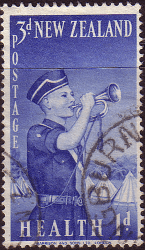 New Zealand Health 1958 Boys and Girls Briade SG 765 Fine Used