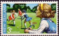 New Zealand Health 1971 Hockey and Dentistry SG 960 Fine Mint
