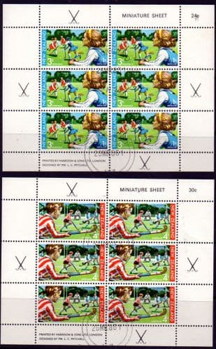 New Zealand Health 1971 Sport Set of Miniature Sheets Fine Used