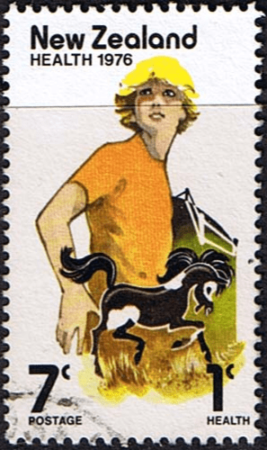 New Zealand Health 1976 Country Animals SG 1025 Fine Used