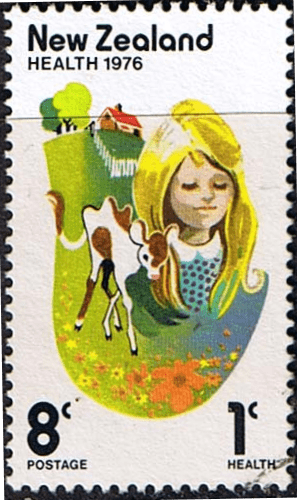 New Zealand Health 1976 Country Animals SG 1126 Fine Used