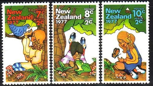 New Zealand Health 1977 Country Animals Set Fine Used