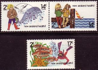New Zealand Health 1980 Fishing Set Fine Mint