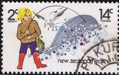 New Zealand Health 1980 Fishing SG 1225 Fine Used