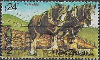 New Zealand Health 1984 Horses SG 1345 Fine Used