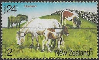 New Zealand Health 1984 Horses SG 1346 Fine Used