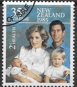 New Zealand Health 1985 Princess Diana SG 1374 Fine Uaes
