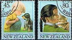 New Zealand Health 1993 Childrens Pets Set Fine Used