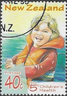 New Zealand Health 1998 Water Safety SG 2178 Fine Used