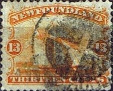 Newfoundland 1865 SG 29 Schooner Good Used