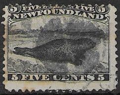 Newfoundland 1868 SG 38 Seal on Ice Flow Used