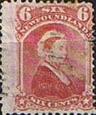 Newfoundland 1868 SG 39 Queen Victoria Good Used