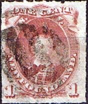 Newfoundland 1876 SG 40 King Edward as Prince of Wales Rouletted Good Used