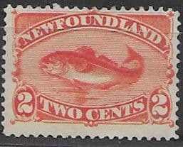 Newfoundland 1887 SG 51 Atlantic Cod Fine Mint