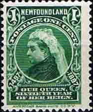 Newfoundland 1897 SG 66 Queen Victoria Fine Mint
