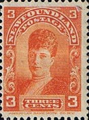 Newfoundland 1897 SG 88 Queen Alexandra when Princess of Wales Fine Mint