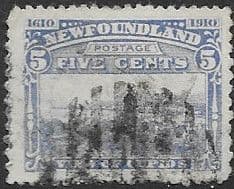 Newfoundland 1910 SG 108 Cupids Fine Used