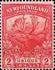 Newfoundland 1919 SG 131 Reindeer Fine Mint