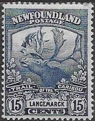 Newfoundland 1919 SG 139 Reindeer Fine Mint