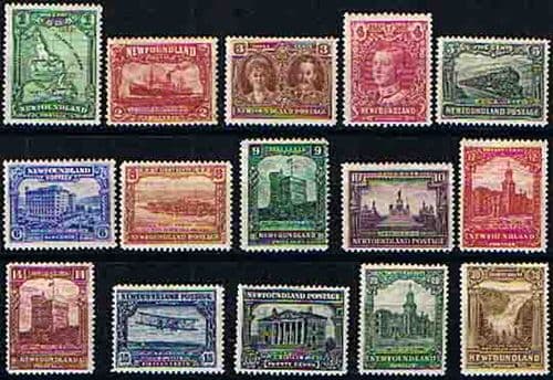 Newfoundland 1928 Publicity Set Fine Mint