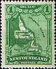 Newfoundland 1928 SG 164 Map Fine Mint