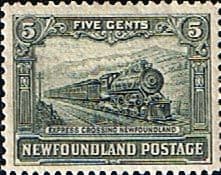 Newfoundland 1928 SG 168 Express Train Fine Mint
