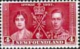 Newfoundland 1937 SG 255 King George VI Coronation Fine Mint