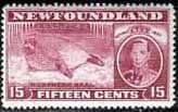 Newfoundland 1937 SG 263 King George VI Coronation Northern Seal Fine Mint